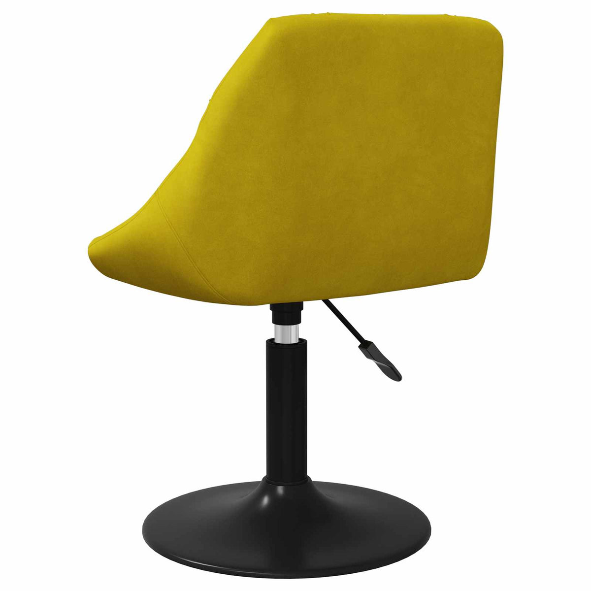Swivel Dining Chairs 2 pcs Mustard Yellow Velvet