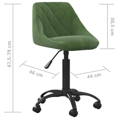 Dining Chair Dark Green Velvet