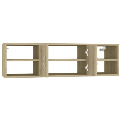 806259 vidaXL Wall Shelf Sonoma Oak 102x30x29 cm Engineered Wood
