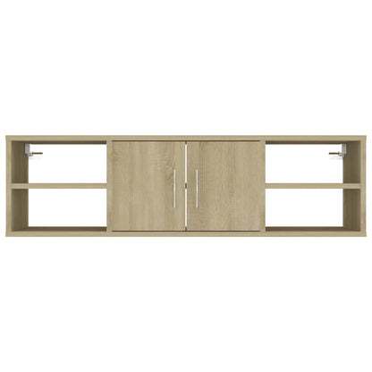 806259 vidaXL Wall Shelf Sonoma Oak 102x30x29 cm Engineered Wood