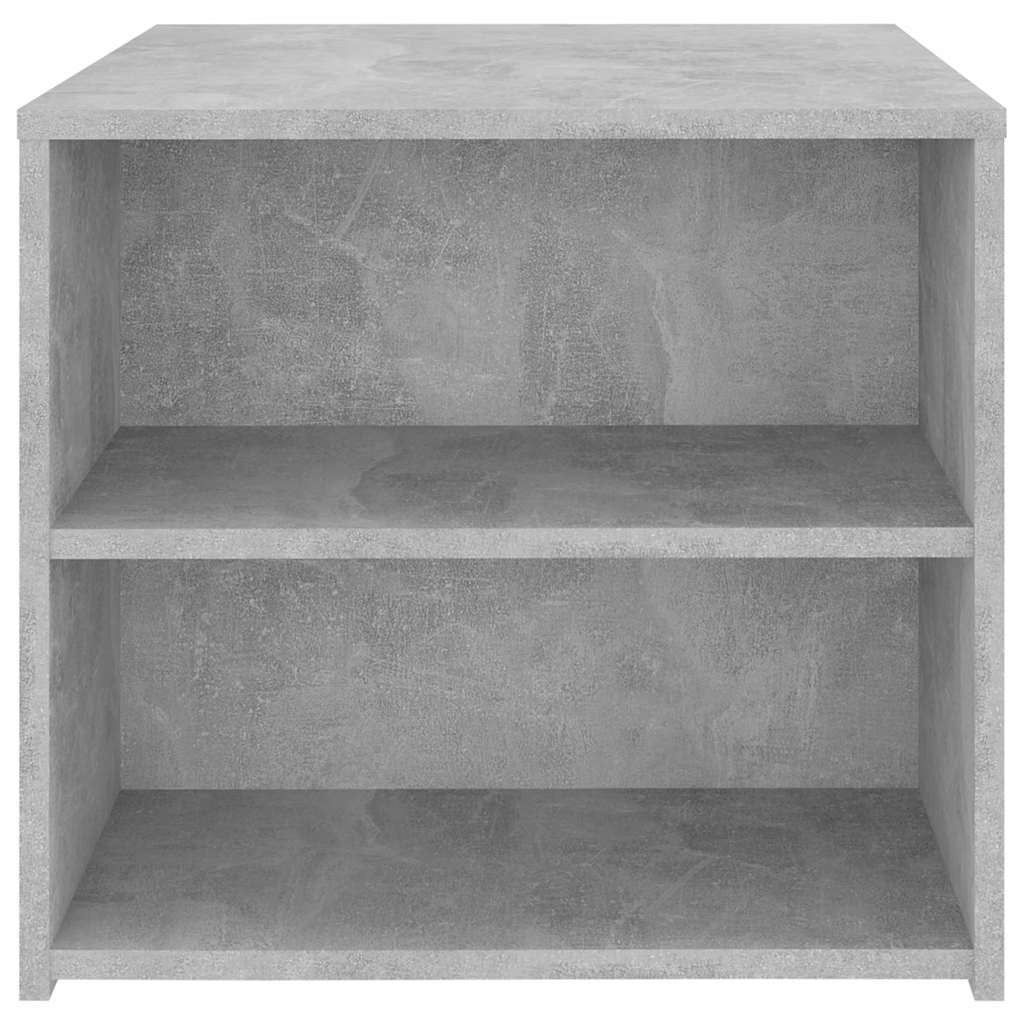 806386 vidaXL Side Table Concrete Grey 50x50x45 cm Engineered Wood