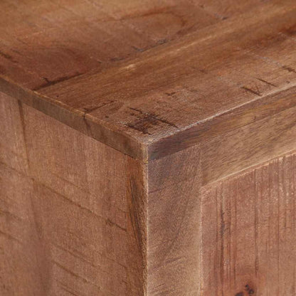 328303 vidaXL TV Cabinet 110x30x40 cm Rough Mango Wood