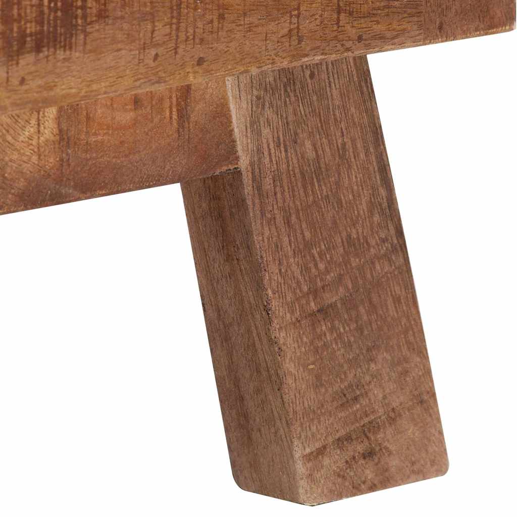 328303 vidaXL TV Cabinet 110x30x40 cm Rough Mango Wood