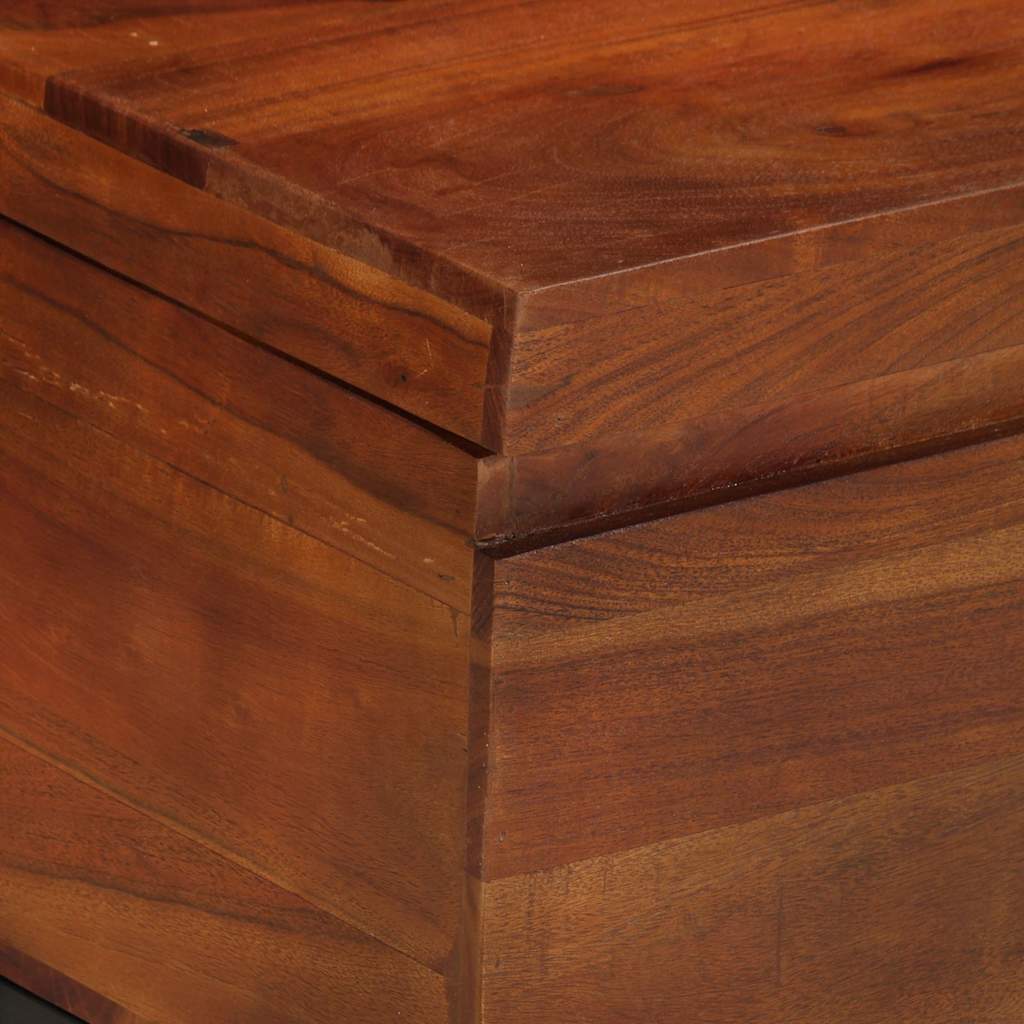 Storage Trunk 110x35x41 cm Solid Acacia Wood