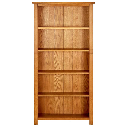Bookcase | Natural Oak | Solid Oak Wood | Bookcase | Rectangular