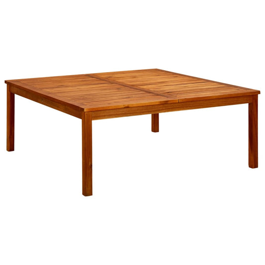 316397 vidaXL Garden Coffee Table 110x110x45 cm Solid Acacia Wood