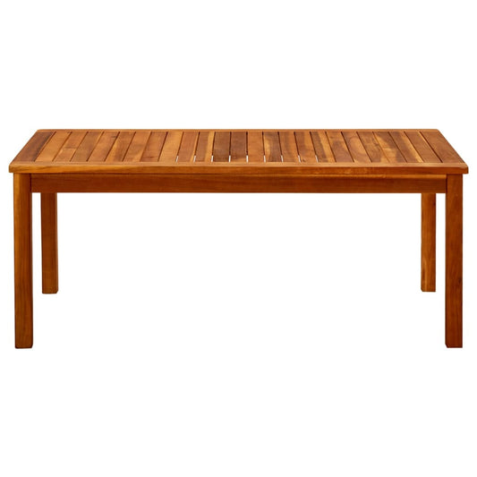 316401 vidaXL Garden Coffee Table 110x60x45 cm Solid Acacia Wood