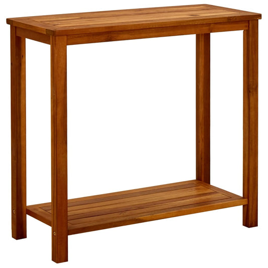 316405 vidaXL Garden Console Table 80x35x75 cm Solid Acacia Wood
