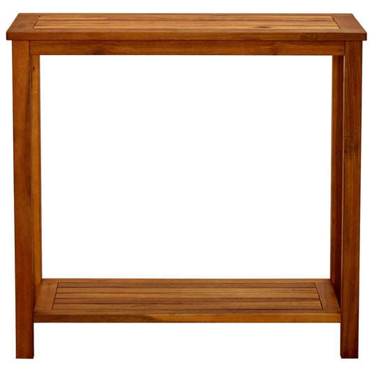 316405 vidaXL Garden Console Table 80x35x75 cm Solid Acacia Wood