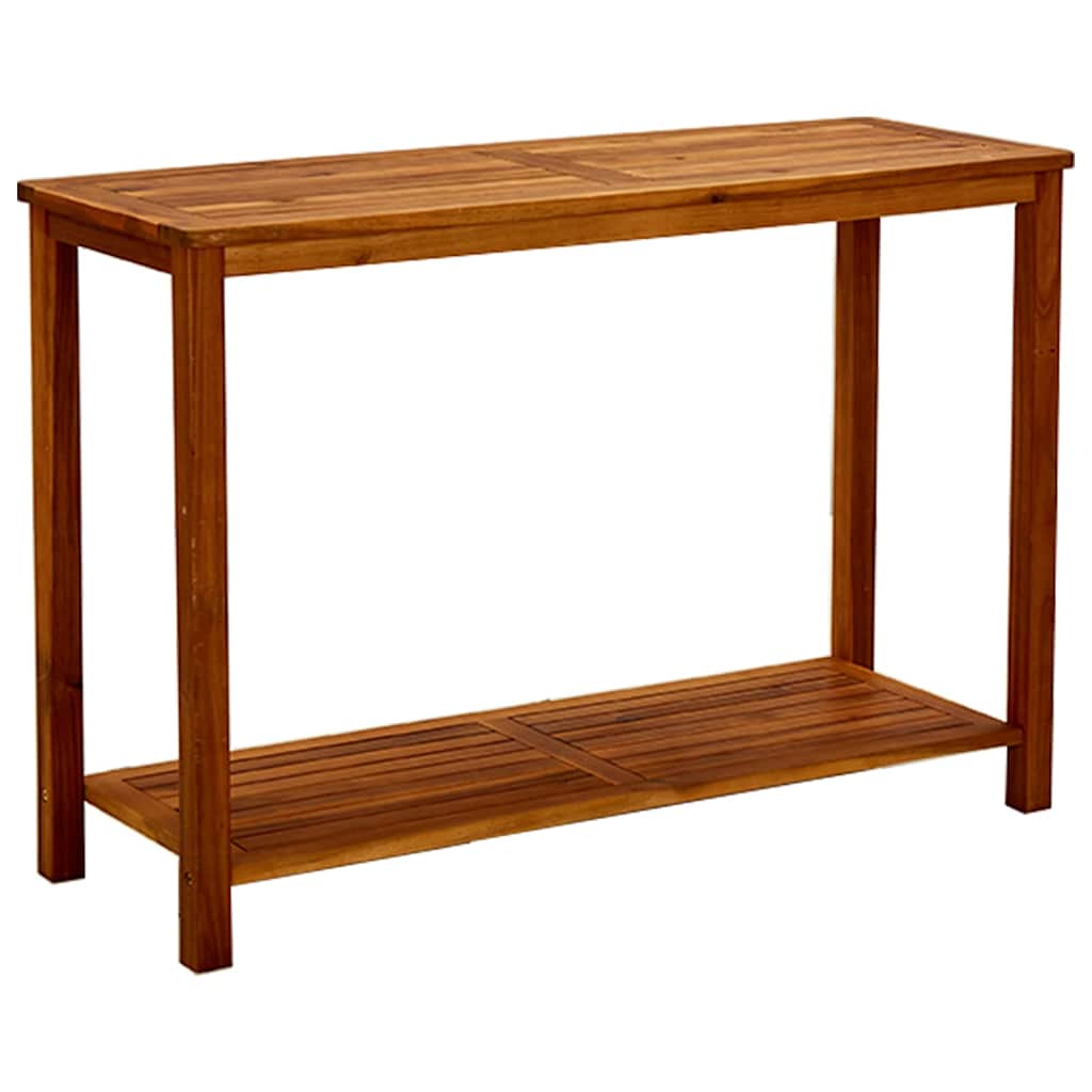 316406 vidaXL Garden Console Table 110x40x75 cm Solid Acacia Wood