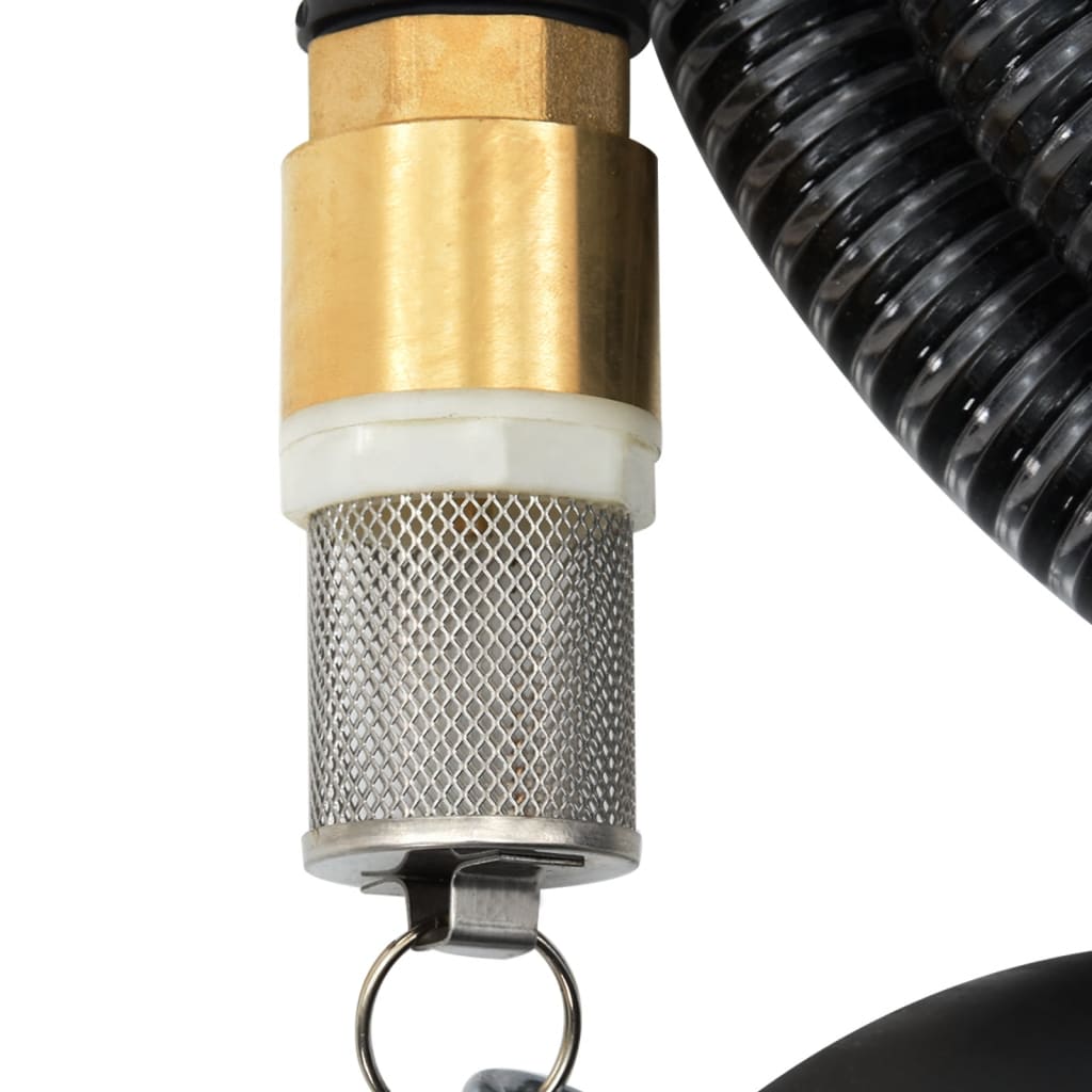 Suction Hose | Black | PVC, brass | 3 meters | Durable | Garden Hose