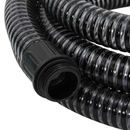 Suction Hose | Black | PVC, Brass | 10 metres | Durable | Suction Hose