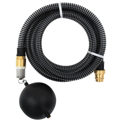 Suction Hose | Black | PVC, Brass | 1.1 inch outer diameter |  Durable