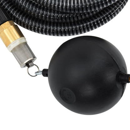 Suction Hose | Black | PVC, Brass | 25 m | Durable | Suction Hose