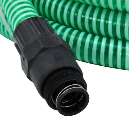 Suction Hose with PVC Connectors Green 1" 10 m PVC
