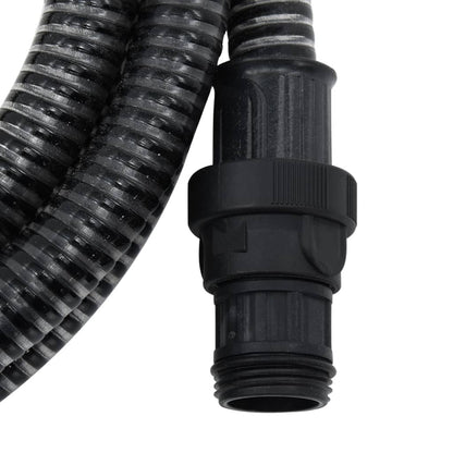 Suction Hose | Black | PVC | 10 m | Durable | Suction Hose | Cylindrical