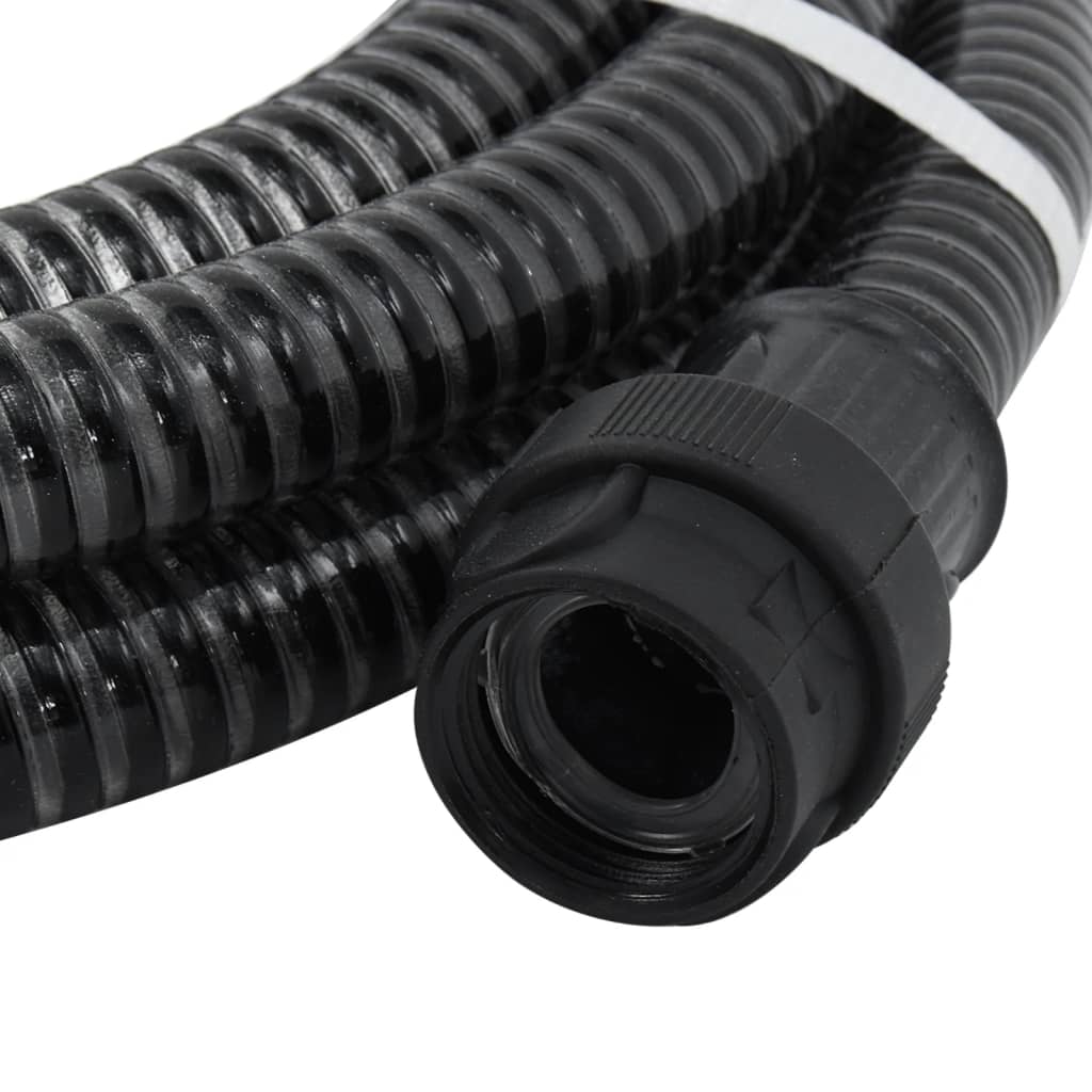 Suction Hose | Black | PVC | 10 m | Durable | Suction Hose | Cylindrical