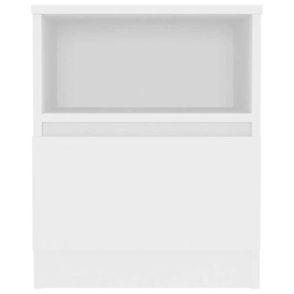 Bed Cabinet | White | Engineered wood | Medium | Bed Cabinet | Square