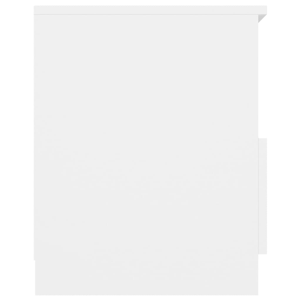 Bed Cabinet | White | Engineered wood | Medium | Bed Cabinet | Square