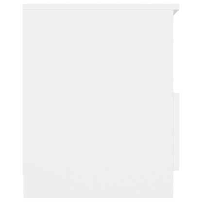 Bed Cabinet | White | Engineered wood | Medium | Bed Cabinet | Square