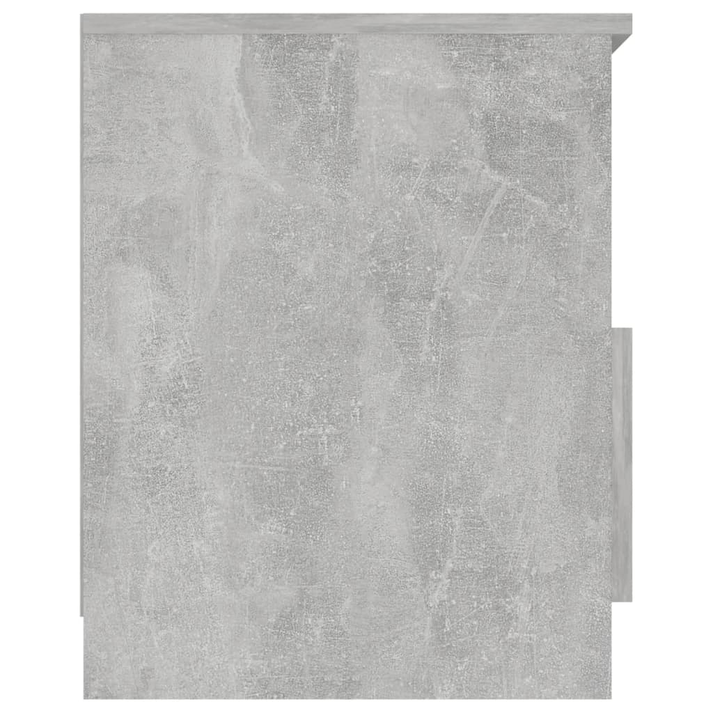 Bed Cabinet | Set of 2 | Concrete grey | Engineered wood | Bed Cabinet