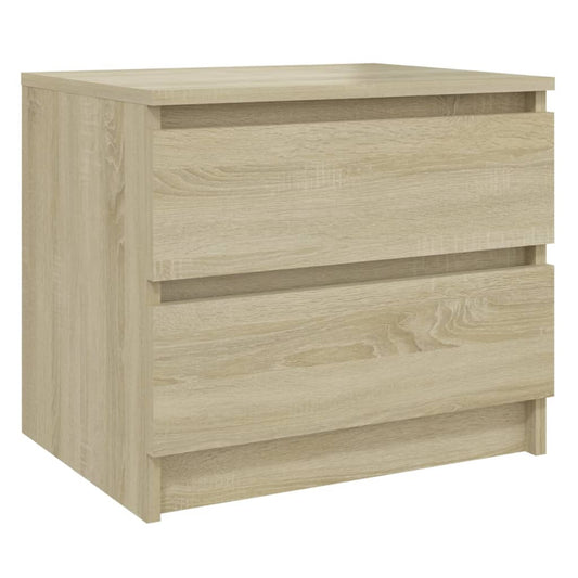 806199 vidaXL Bed Cabinet Sonoma Oak 50x39x43,5 cm Engineered Wood