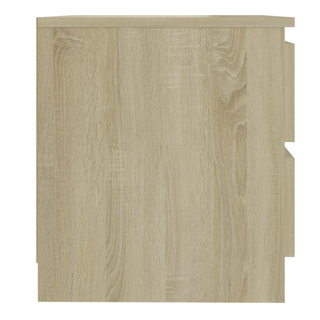 806199 vidaXL Bed Cabinet Sonoma Oak 50x39x43,5 cm Engineered Wood