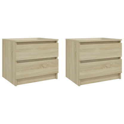 Bed Cabinet | Set of 2 | Sonoma oak | Engineered wood | Standard