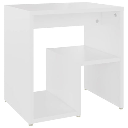 Bed Cabinets 2 pcs White 40x30x40 cm Engineered Wood