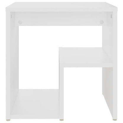 Bed Cabinets 2 pcs White 40x30x40 cm Engineered Wood