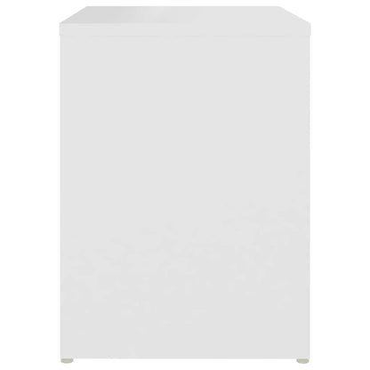 Bed Cabinets 2 pcs White 40x30x40 cm Engineered Wood