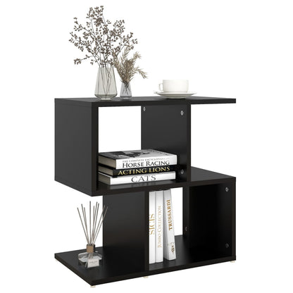 806367 vidaXL Bedside Cabinets 2 pcs Black 50x30x51,5 cm Engineered Wood