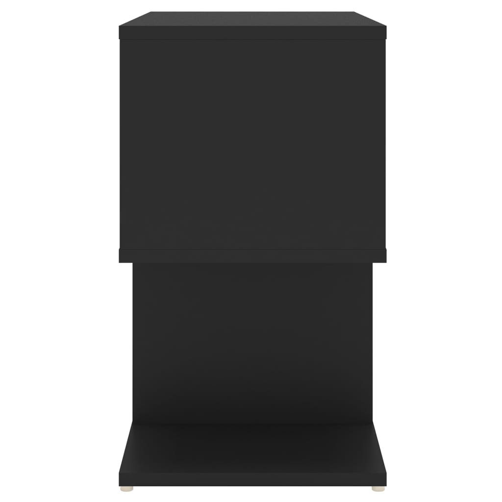 806367 vidaXL Bedside Cabinets 2 pcs Black 50x30x51,5 cm Engineered Wood