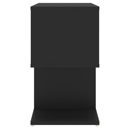 806367 vidaXL Bedside Cabinets 2 pcs Black 50x30x51,5 cm Engineered Wood