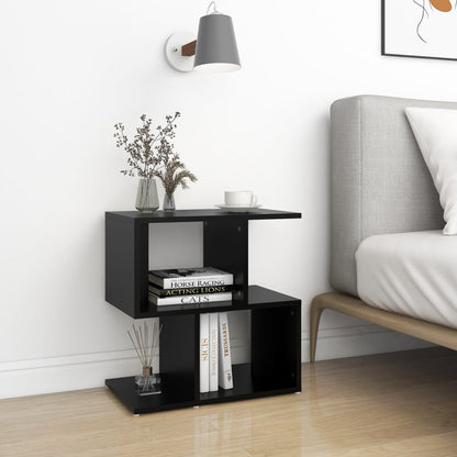 806367 vidaXL Bedside Cabinets 2 pcs Black 50x30x51,5 cm Engineered Wood