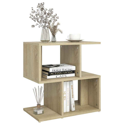 806370 vidaXL Bedside Cabinet Sonoma Oak 50x30x51,5 cm Engineered Wood