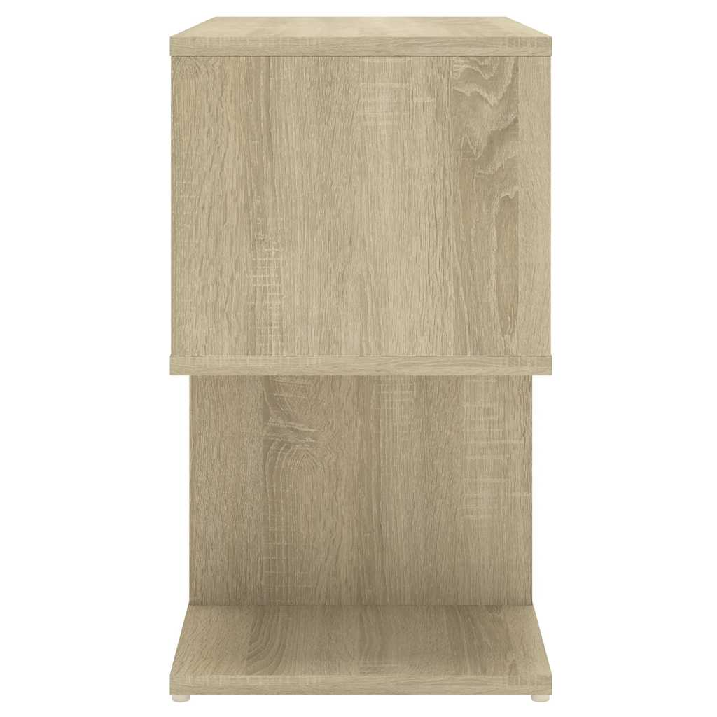 806370 vidaXL Bedside Cabinet Sonoma Oak 50x30x51,5 cm Engineered Wood
