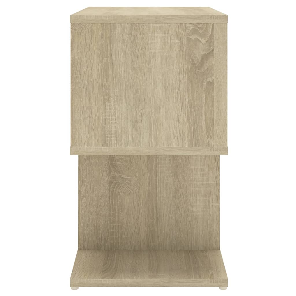 806371 vidaXL Bedside Cabinets 2 pcs Sonoma Oak 50x30x51,5 cm Engineered Wood
