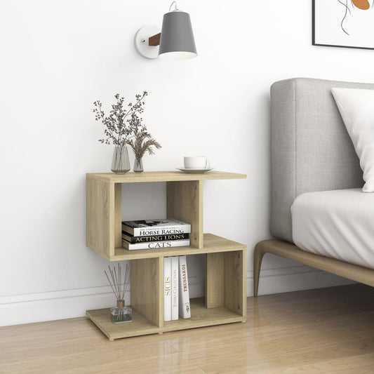 806371 vidaXL Bedside Cabinets 2 pcs Sonoma Oak 50x30x51,5 cm Engineered Wood