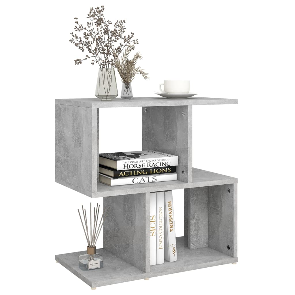 Bedside Cabinets 2 pcs Concrete Grey 50x30x51.5 cm Engineered Wood