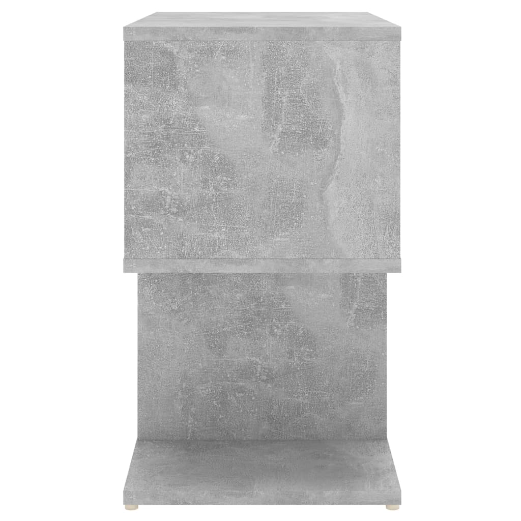 Bedside Cabinets 2 pcs Concrete Grey 50x30x51.5 cm Engineered Wood