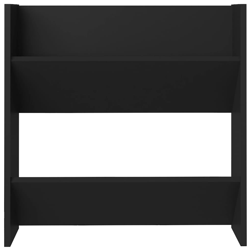 Wall Shoe Cabinet | Set of 4 | Black | Engineered Wood | Medium