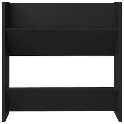 Wall Shoe Cabinet | Set of 4 | Black | Engineered Wood | Medium