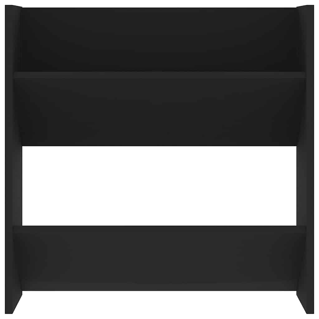 Wall Shoe Cabinets 4 pcs Black 60x18x60 cm Engineered Wood