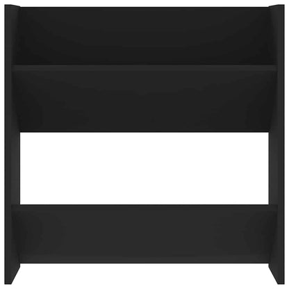 Wall Shoe Cabinets 4 pcs Black 60x18x60 cm Engineered Wood