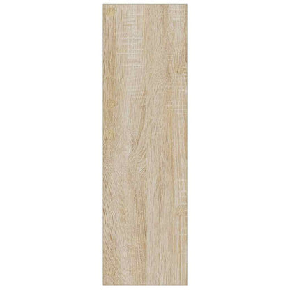 Wall Shoe Cabinet Sonoma Oak 60x18x60 cm Engineered Wood