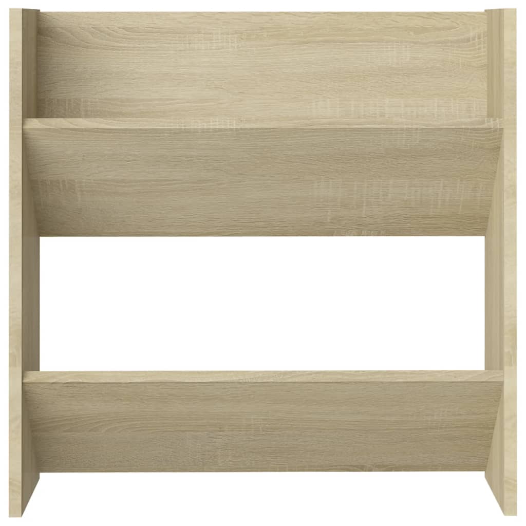 Wall Shoe Cabinets 2 pcs Sonoma Oak 60x18x60cm Engineered Wood