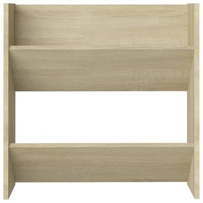 Wall Shoe Cabinets 2 pcs Sonoma Oak 60x18x60cm Engineered Wood