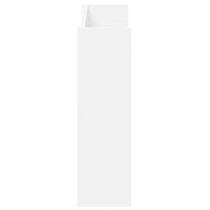Wall Shoe Cabinet White 80x18x60 cm Engineered Wood