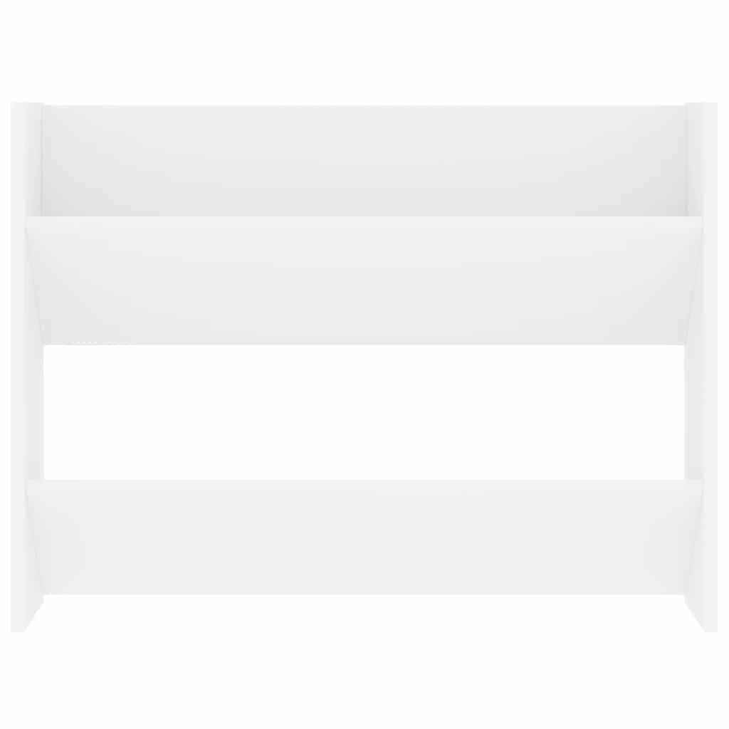 Wall Shoe Cabinet 2 pcs White 80x18x60 cm Engineered Wood